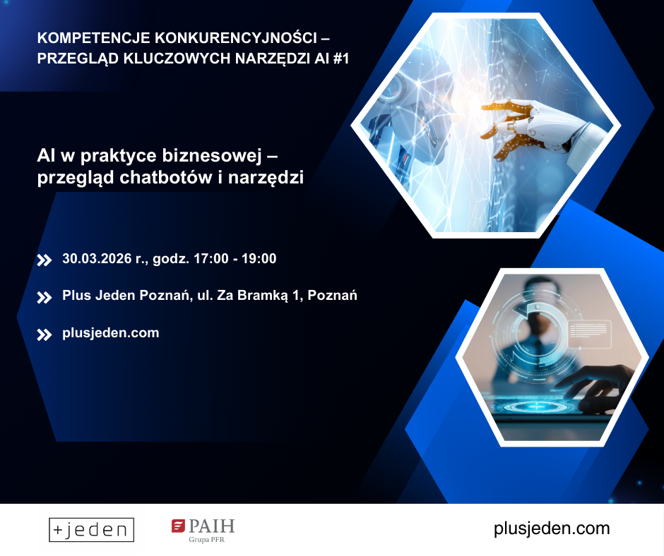 plansza ciemna, umieszzony jest tam tekst z informacjami o szkoleniu