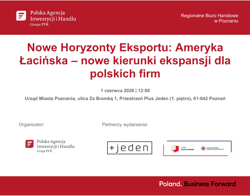 biało czerwona plansza z tytułem konferencji